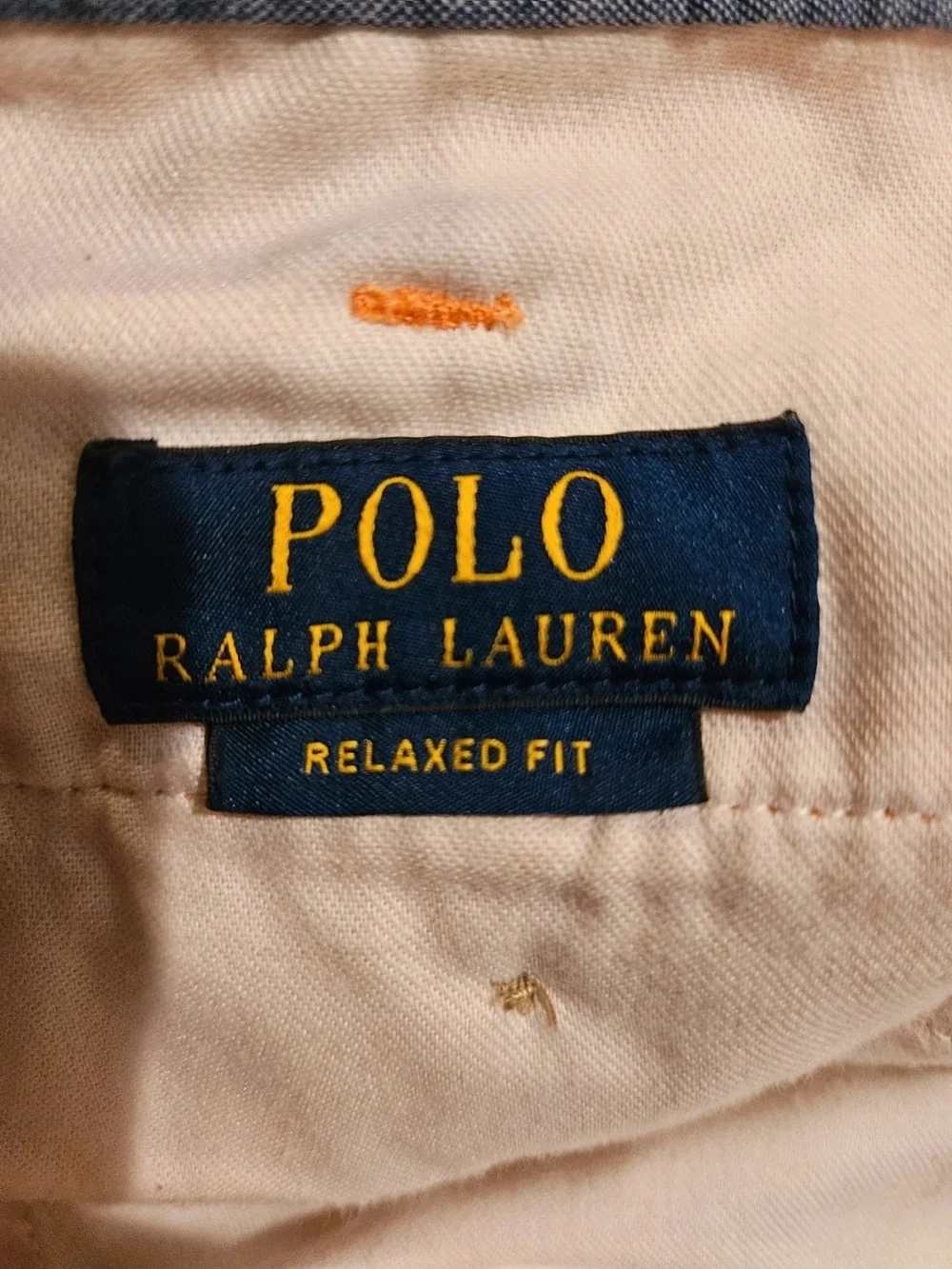 Polo by Ralph Lauren Orange Flat-Front Chino Shorts
